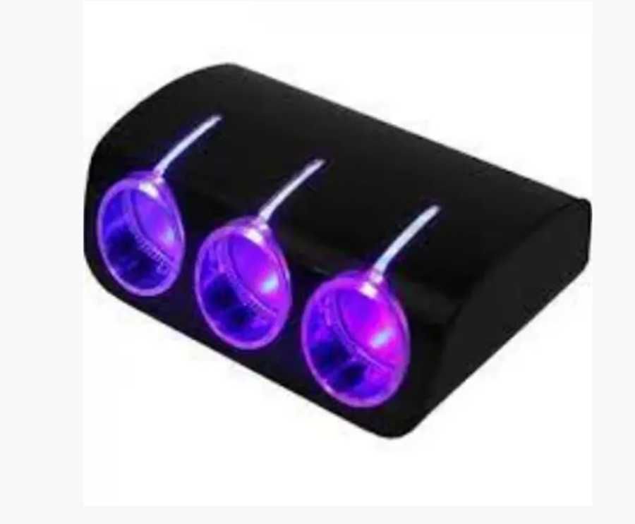 LED Разклонител за запалка без кабел с 3 гнезда - 120W, 12V/24V. - снимка 7