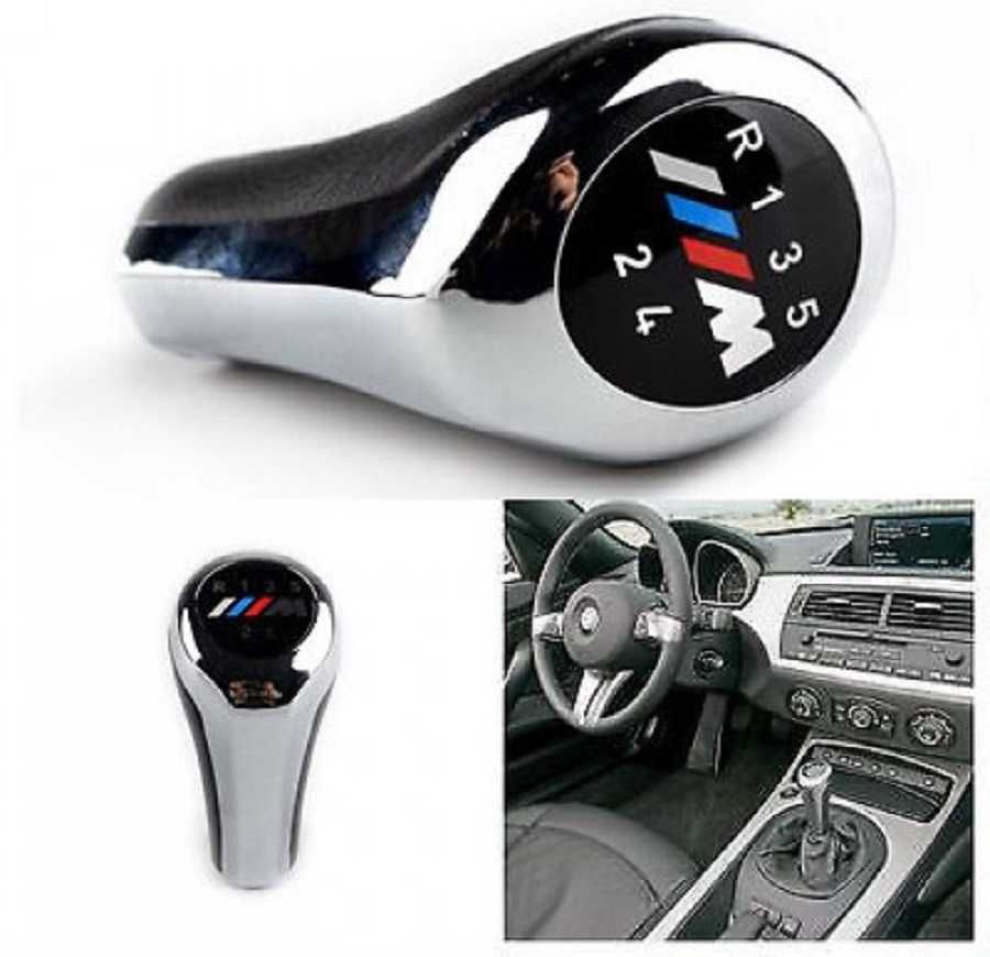 Топка за скоростен лост BMW M Power хром 5 и 6 скорости. - снимка 3