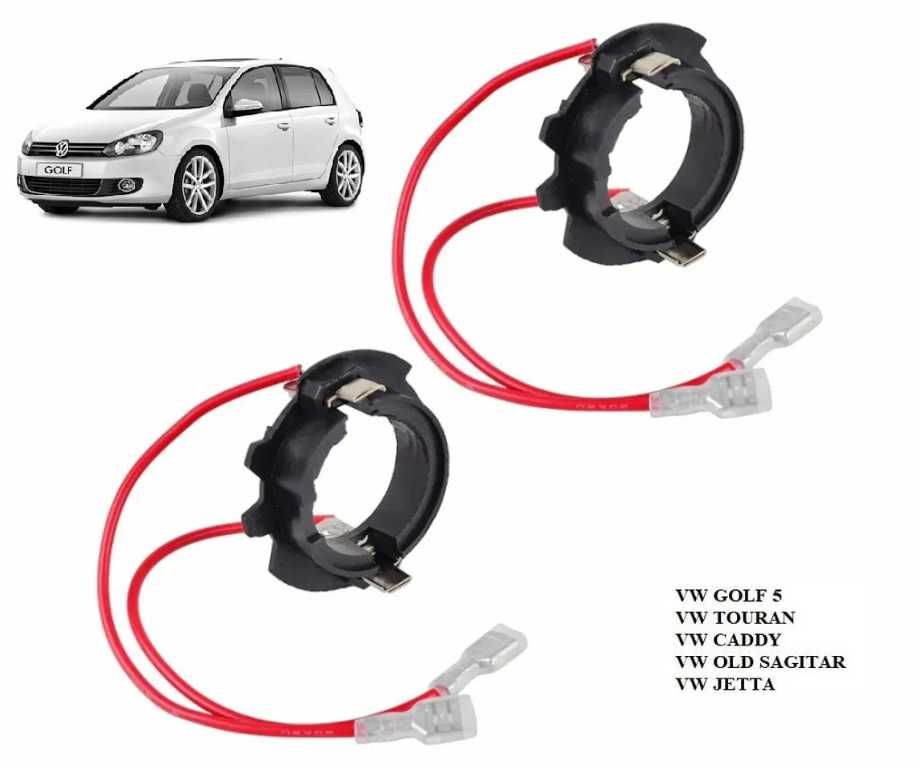 Aдаптери за LED крушка H7 за Volkswagen Golf 5 - 2 броя. - снимка 1