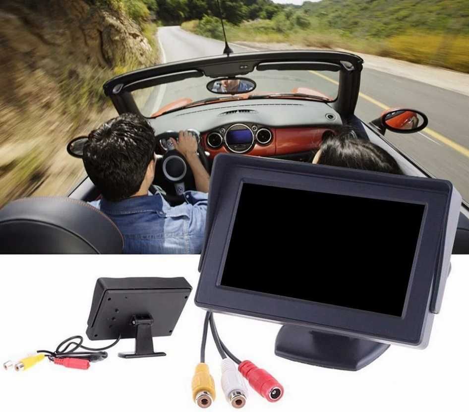 TFT LCD 4.3 монитор за връзка с камера за задно виждане. - снимка 1