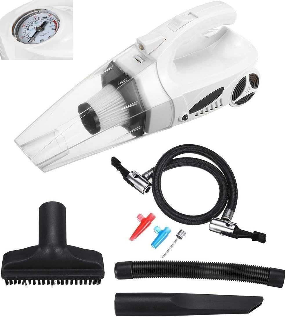 Прахосмукачка за кола с Компресор за напомпване на гуми 12V/120W - снимка 1
