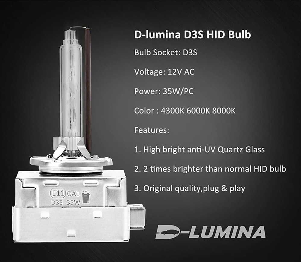 Комплект ксенонови Крушки - D1S, 12V, 35W - 4300К/6000К. - снимка 5